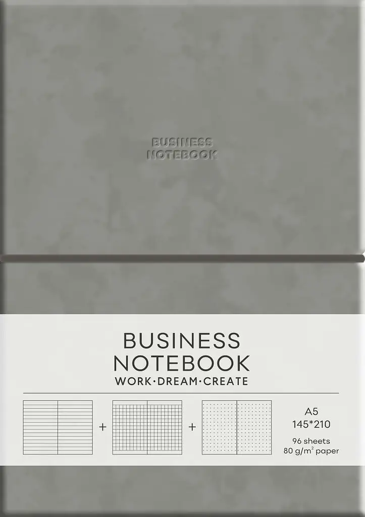 Блокнот «Business». Grey