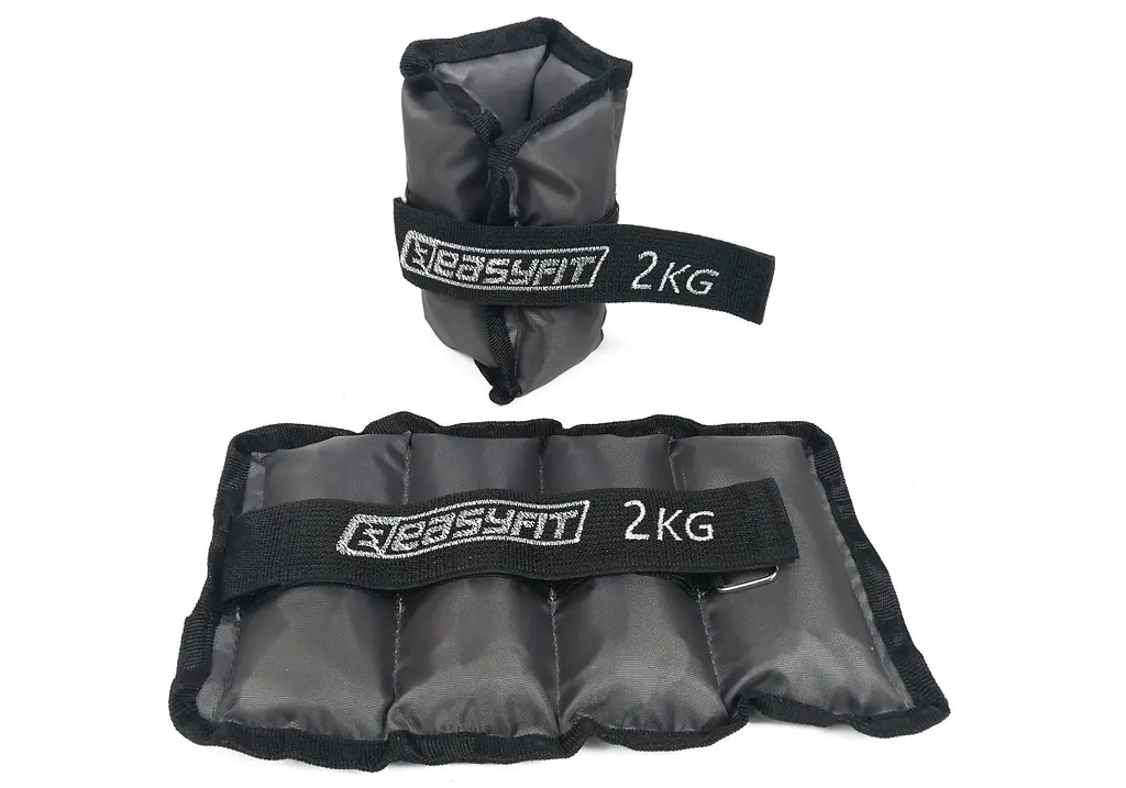 Обтяжувачі EasyFit 2 х 2 кг для ніг та рук з металом (EF-AWTМ-200) - фото 3