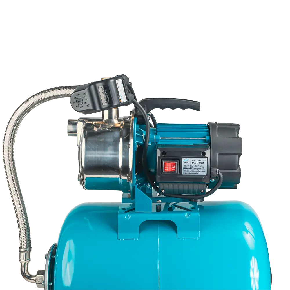 Насосна станція Leo EKJ-1002S/50UA 1.0 кВт Hmax 44 м Q max 73 л/хв 50 л (775313/50) - фото 2