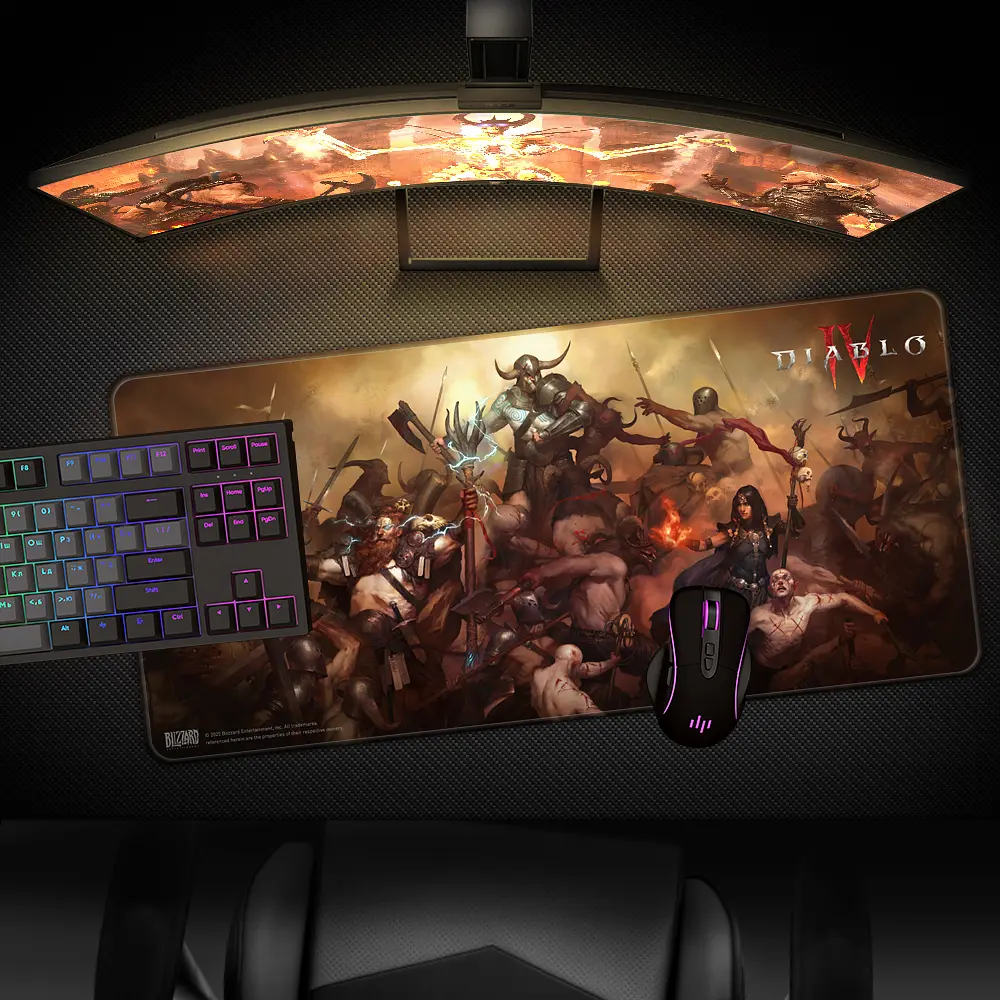 Коврик для мышки Blizzard Diablo IV Heroes mousepad XL - фото 4