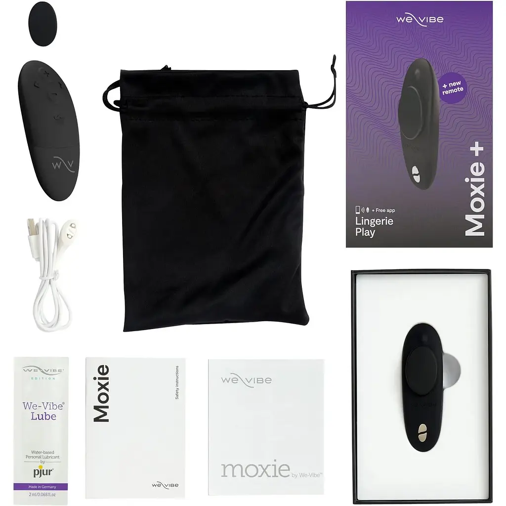 Смарт-вібратор у трусики We-Vibe Moxie+ Satin Black - фото 2