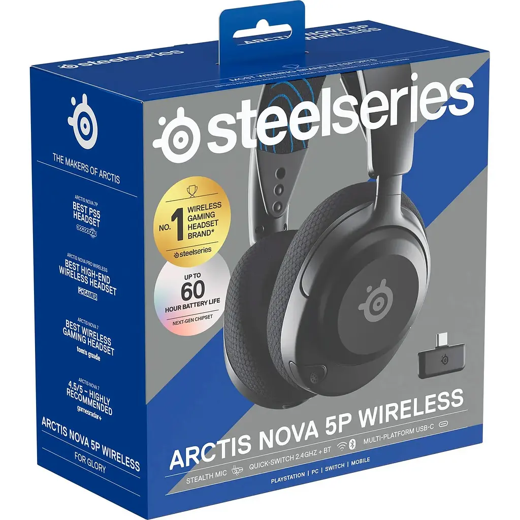 Наушники игровая гарнитура SteelSeries Arctis Nova 5P Black (61673) - фото 10