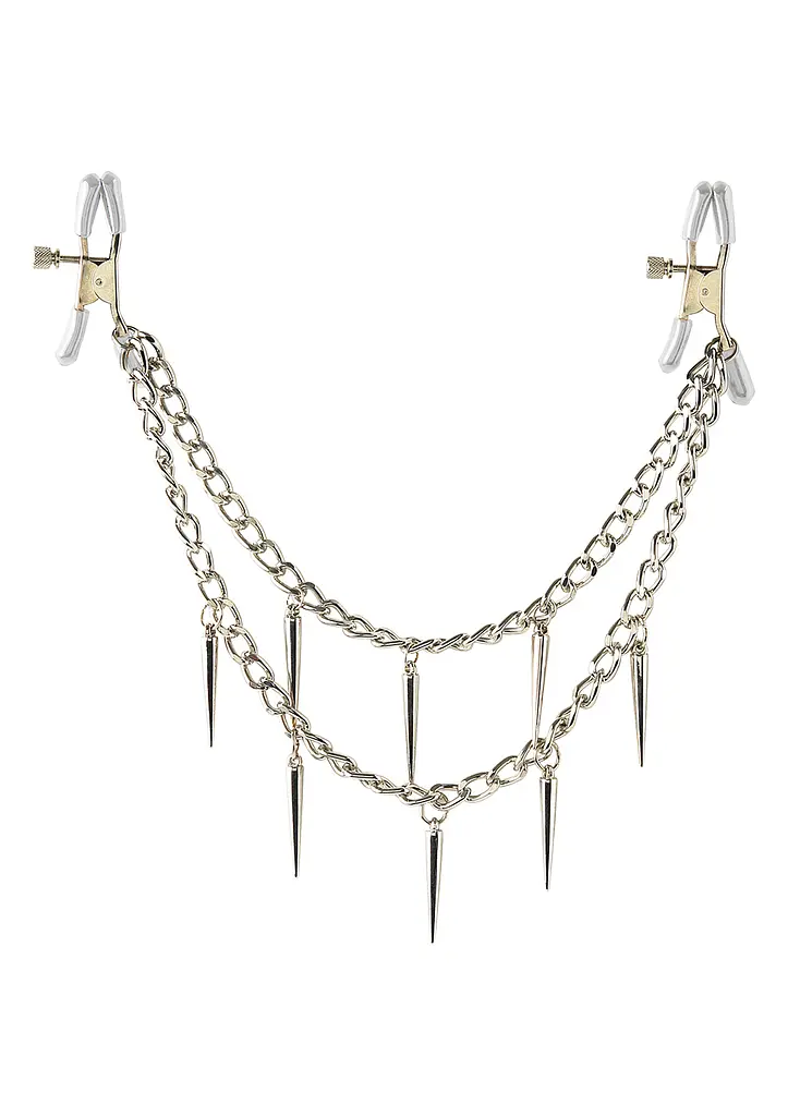 Затискачі для сосків Pipedream Fetish Fantasy Rock Hard Nipple Clamps сріблястий - фото 5