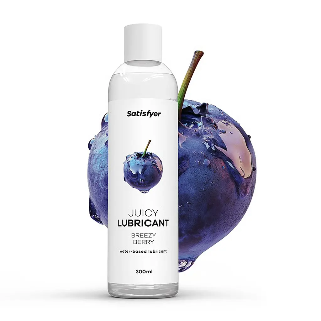 Лубрикант на водній основі Satisfyer Juicy Lubricant Breezy Berry water based 300 мл - фото 2