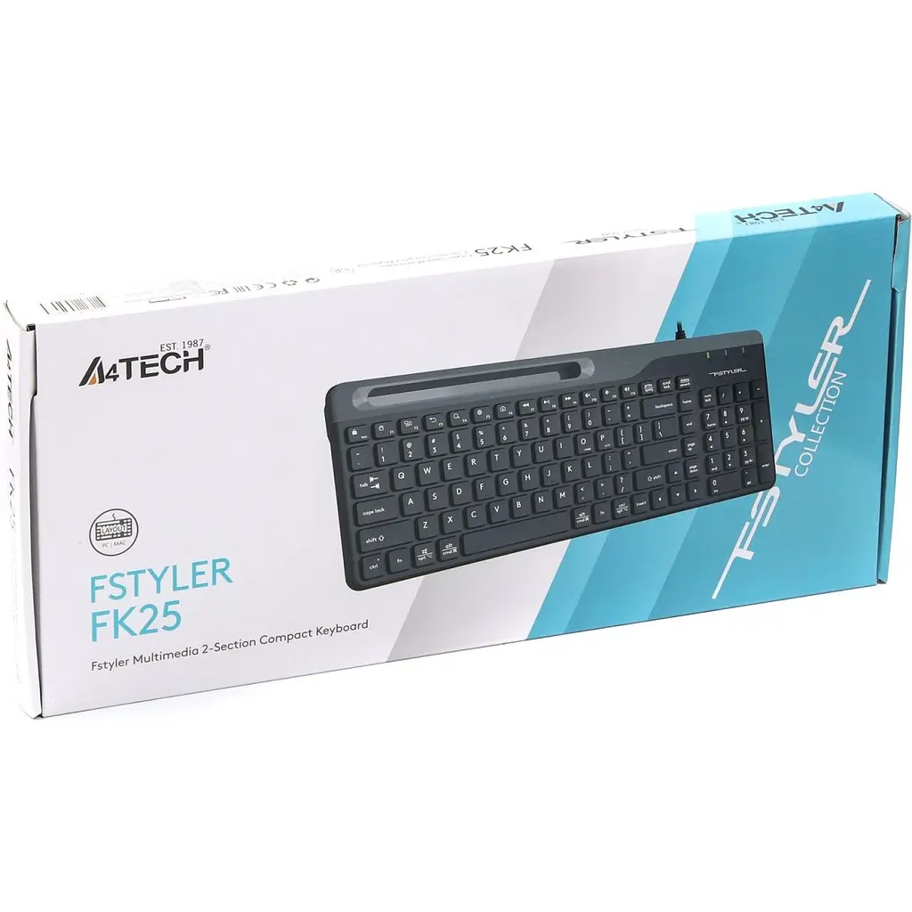 Клавіатура A4Tech Fstyler FK25 Black [94459] - фото 5