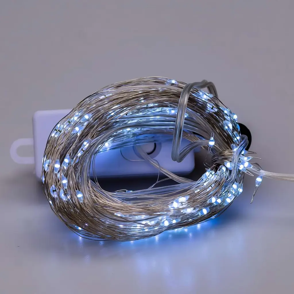 Гирлянда GarlandoPro Конский хвост 200 LED 10 нитей длина 2 м, белый (1733011W) - фото 8