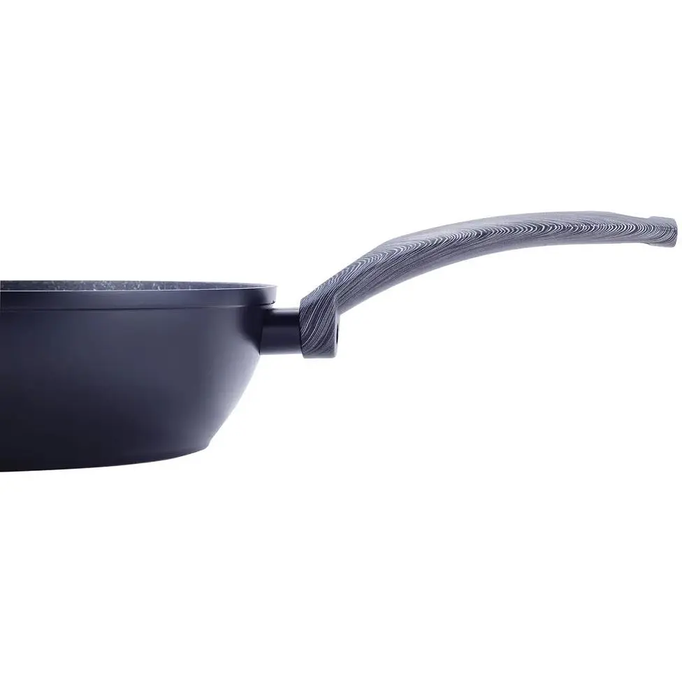 Сотейник Kamille Black marble алюминиевый с антипригарным покрытием 32 см (4137) - фото 4