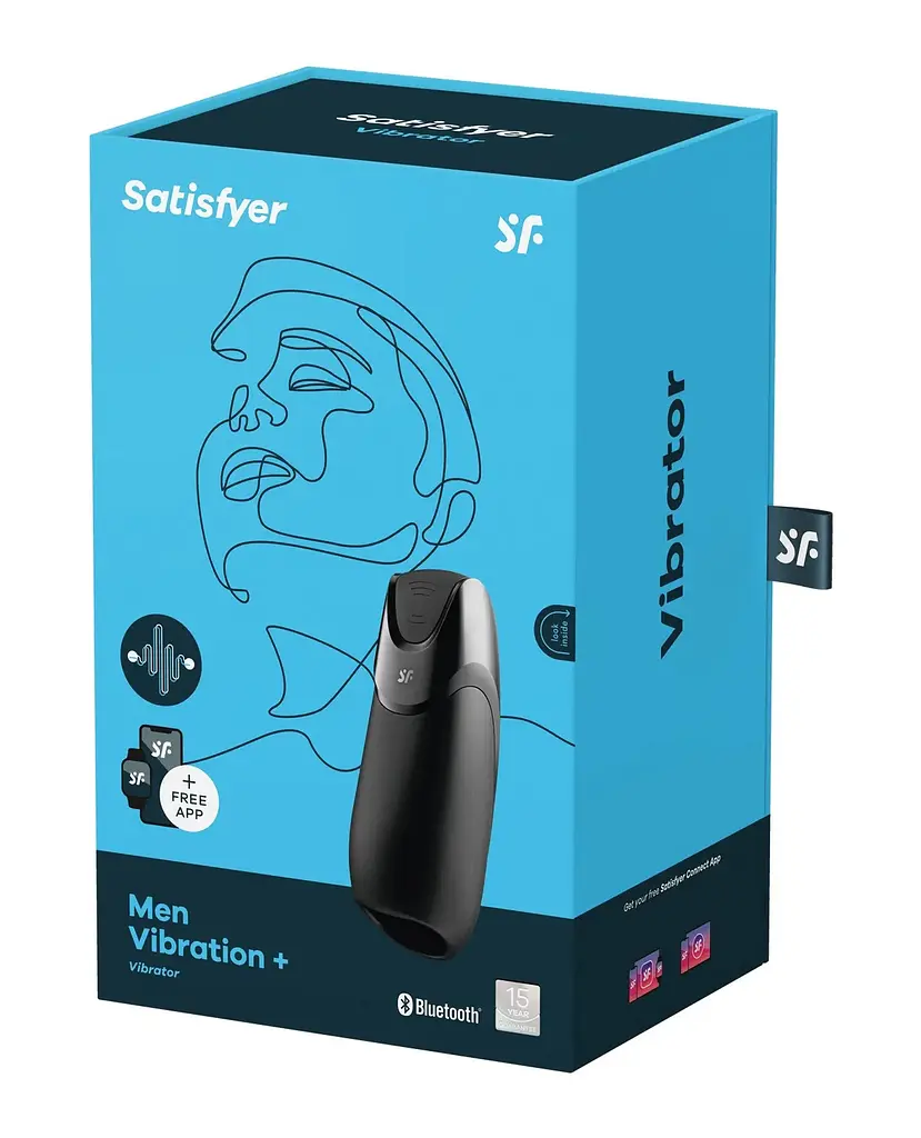 Мастурбатор Satisfyer Men Vibration+ з керуванням через додаток