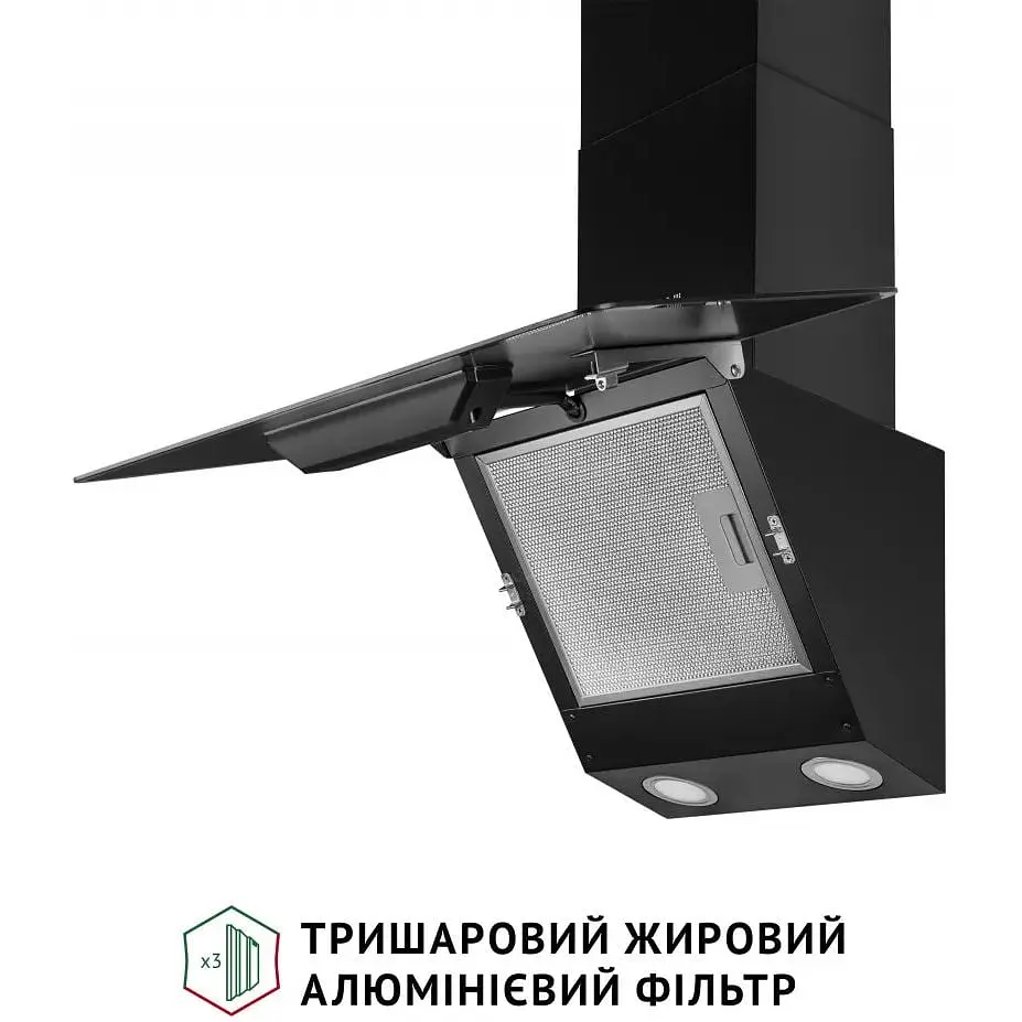 Витяжка Perfelli Vicco 6HSR Nero - фото 4