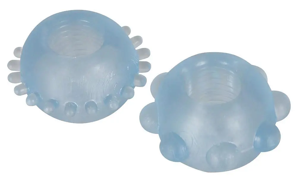 Набір ерекційних кілець для пеніса You2Toys Cock Ring Set 2 шт. блакитний - фото 2