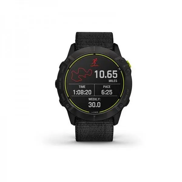Смарт-годинник Garmin Enduro Carbon Gray Titanium with Black UltraFit Nylon Strap (010-02408-01/11) - фото 7
