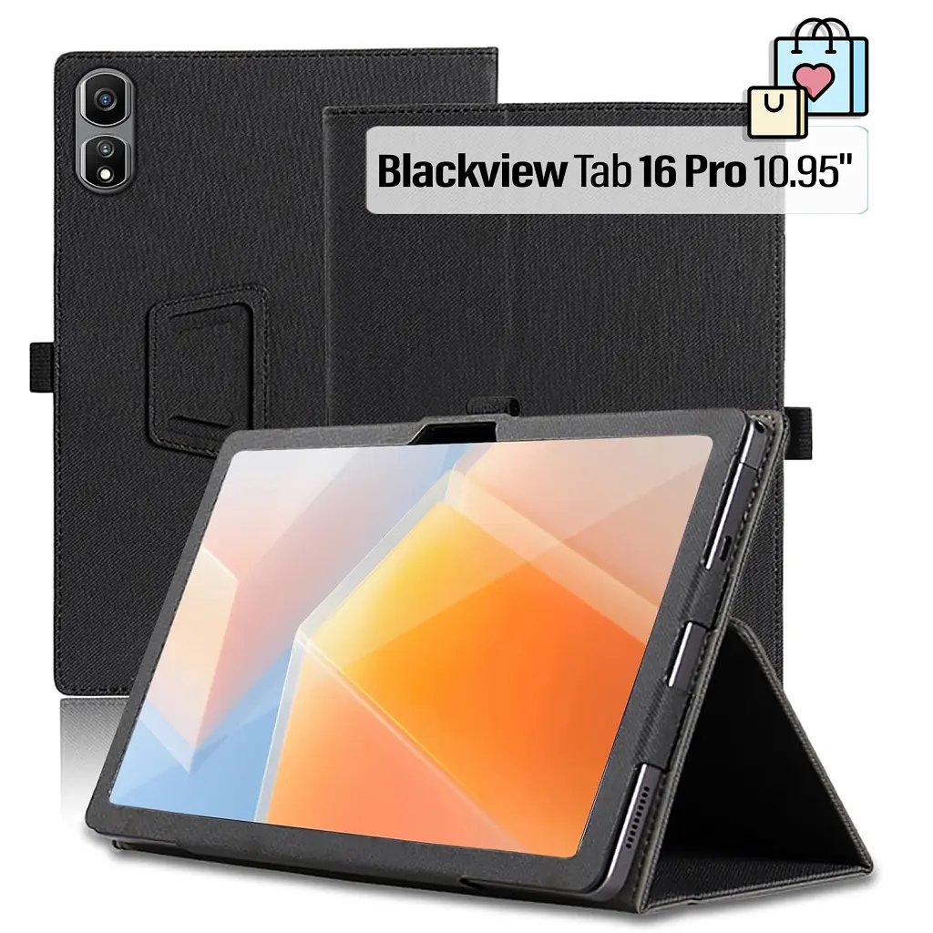 Чохол до планшета BeCover Slimbook Blackview Tab 16 Pro 10.95" Black (713718) - фото 4