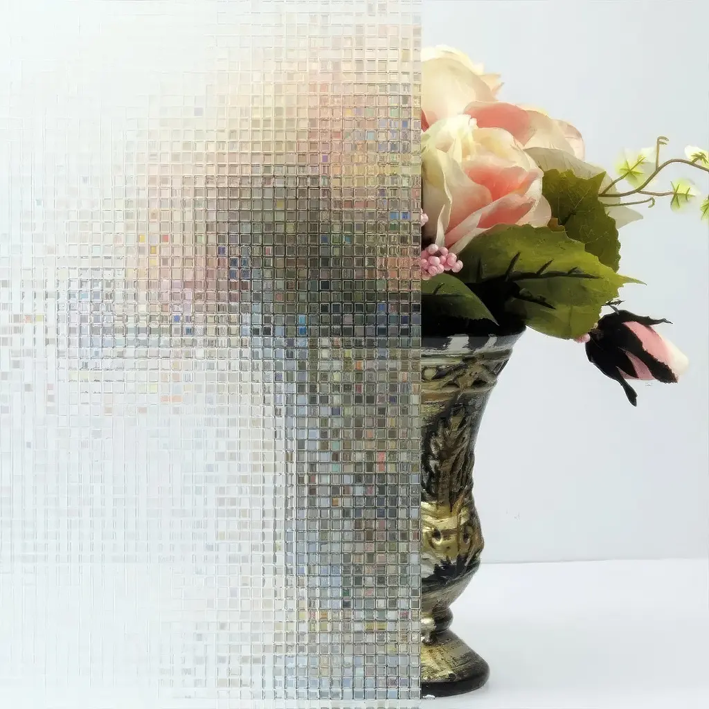 Плівка самоклеюча Mosaika PVC 200×60 см, декоративна, прозора, для вікон з візерунком - фото 4