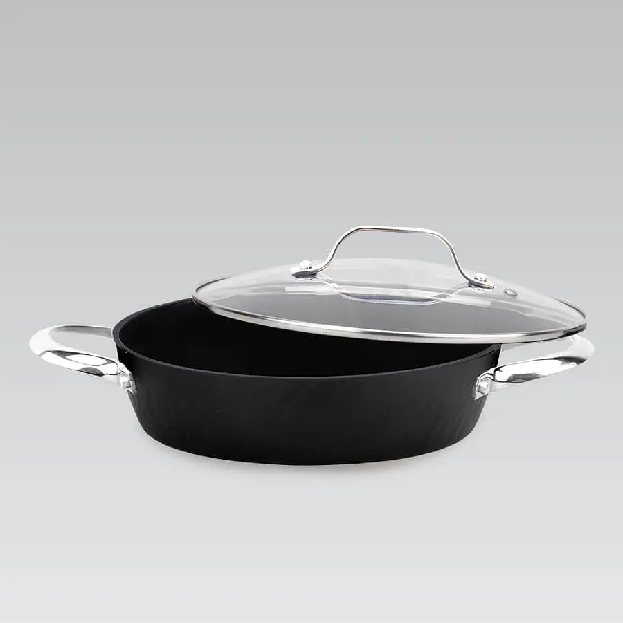 Каструля з кришкою Maestro MR-4426-S 26 см 2.5 л чорна - фото 3