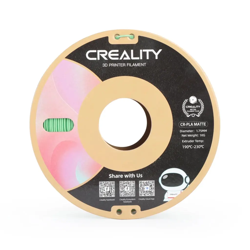 Пластик для 3D-принтера Creality PLA матовий 1 кг, 1.75 мм, зелений avocado (3301010301) - фото 4