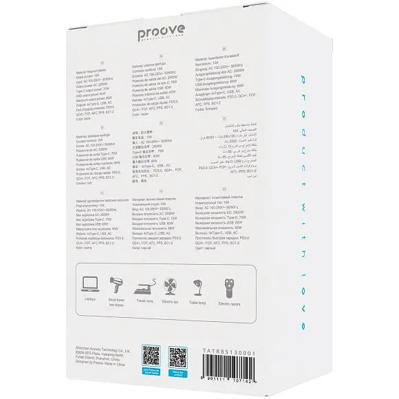 Сетевое зарядное устройство Proove Trip 85W Black [TATR85130001] [130288] - фото 10