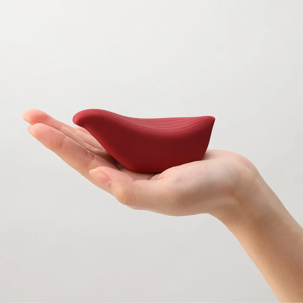 Вибратор для клитора Iroha Tenga + Tori красный - фото 3