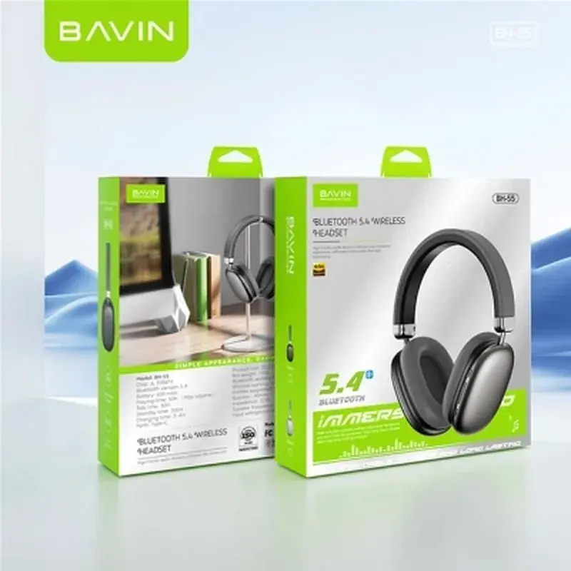 Навушники BAVIN BH-55 Hi-Res Black (HB-BH-55 BK) - фото 10