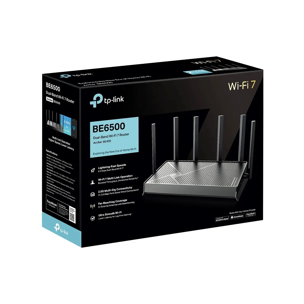 Маршрутизатор TP-Link Archer BE400 (ARCHER-BE400) - фото 4