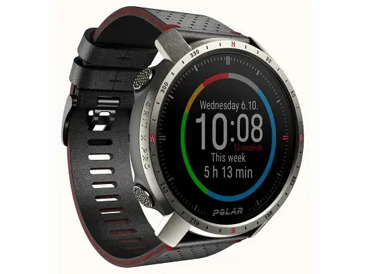 Смарт-часы Polar Grit X Pro TITAN Black-red M-L - фото 2