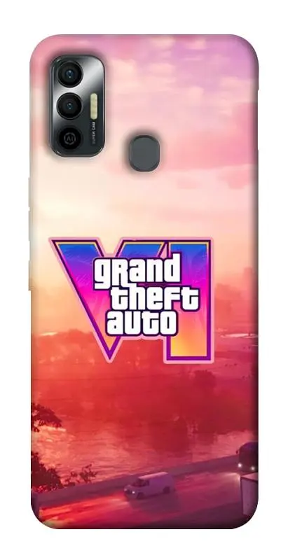 TPU чохол Demsky GTA VI Vice City для TECNO Spark 7