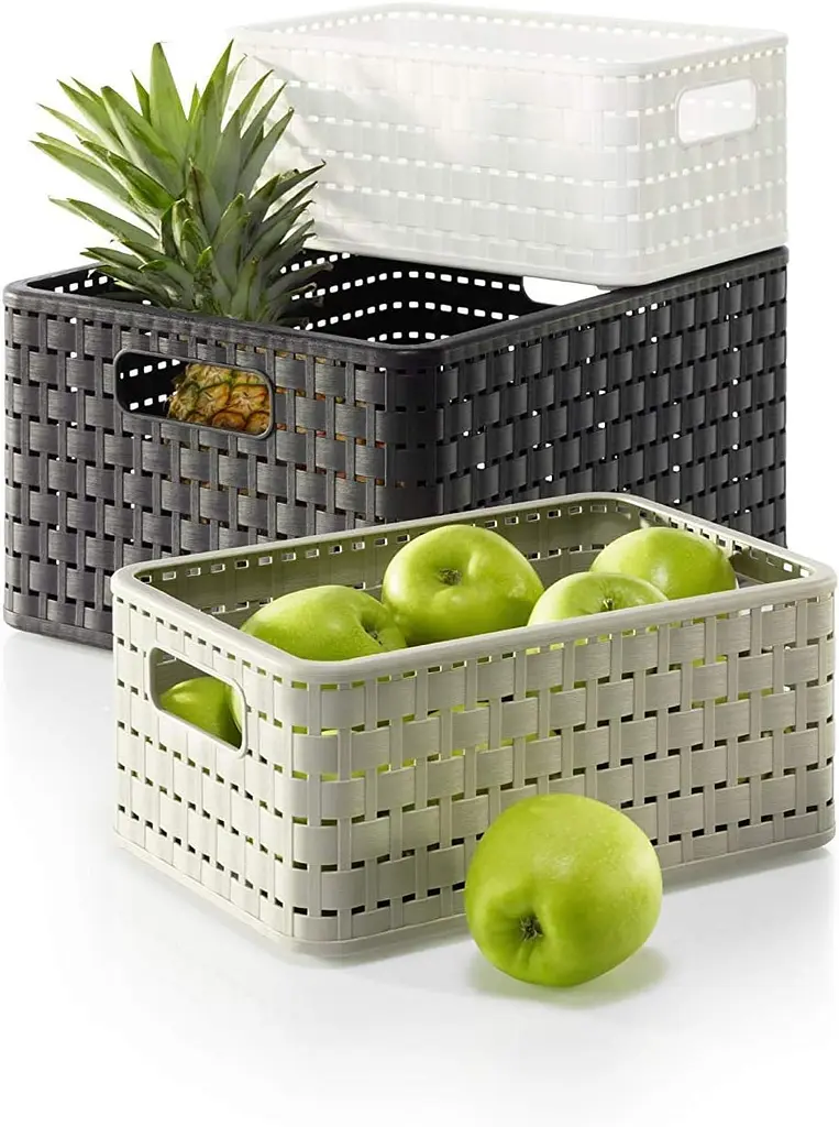 Ящик для зберігання Rotho Country капучино 14 л (11168.2) - фото 4