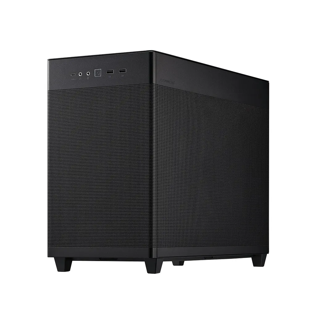 Корпус Asus Prime AP201 Black Tempered Glass без БЖ (90DC00G0-B39010) - фото 3