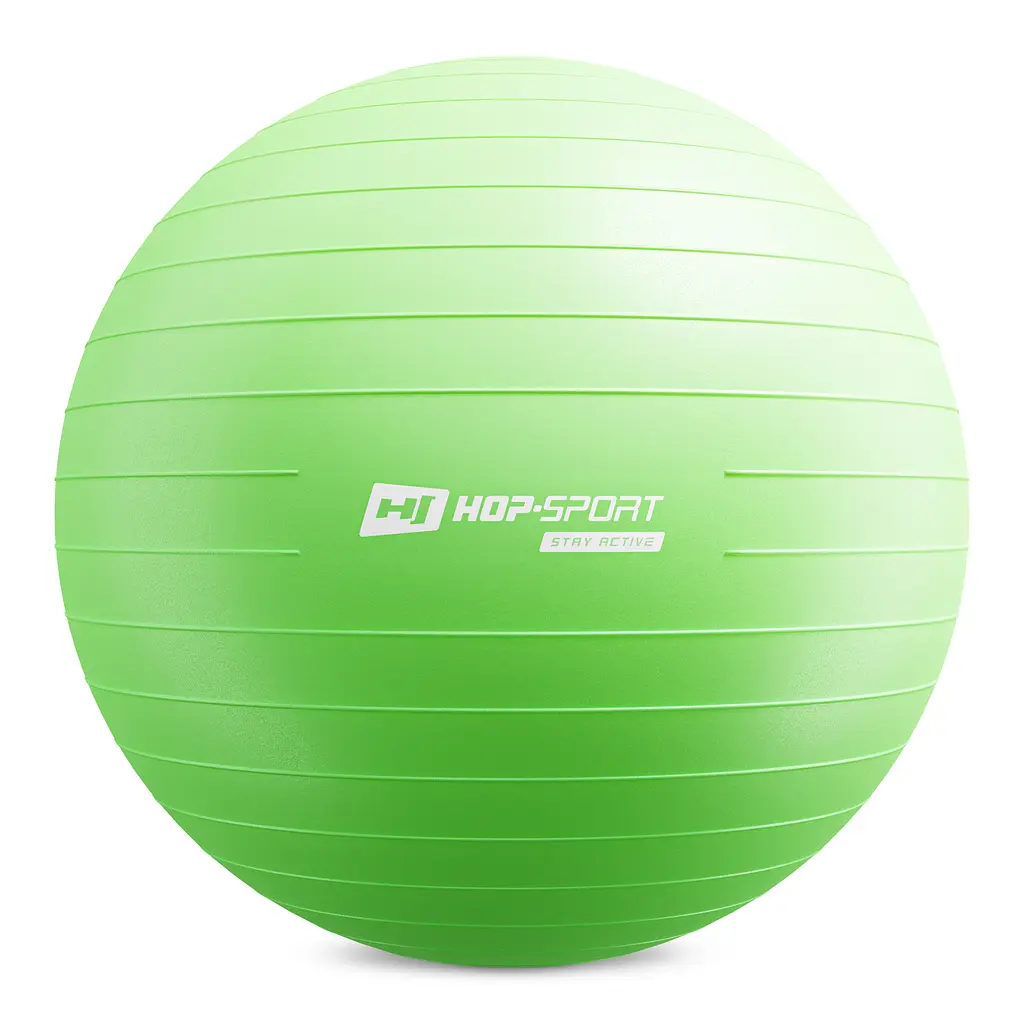 Фітбол Hop-Sport 85см зелений + насос 2020 - фото 7