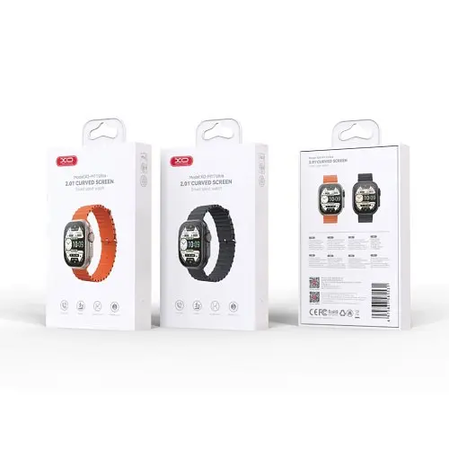 Смарт-часи XO M11Ultra Curved Screen 9th Generation Wireless Charging Smart Talking Watch чорний - фото 5
