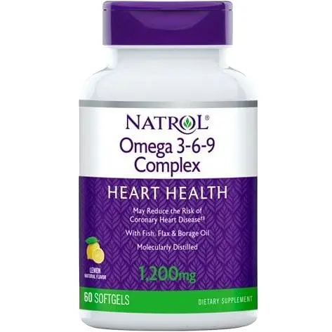 Жирні кислоти Natrol Omega 3-6-9 Complex 60 капсул