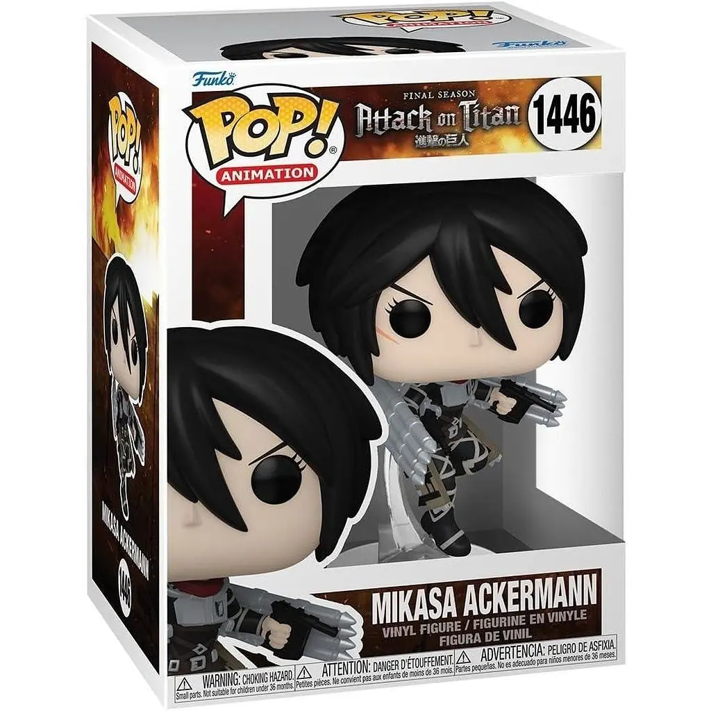 Фігурка Funko Pop Атака титанів Мікаса Attack on Titan Mikasa 10 см AOT M 1446 - фото 3