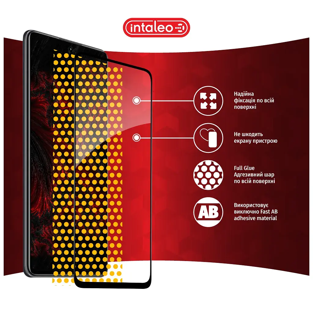 Скло захисне Intaleo Full Glue Xiaomi Redmi Note 11T Black (1283126518904) - фото 7