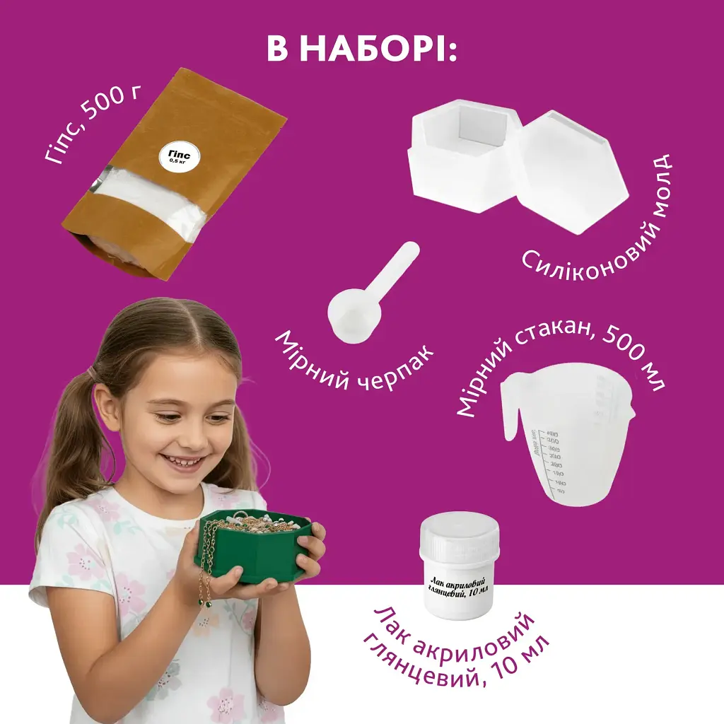 Набір для створення скриньки для прикрас з гіпсу Alexes: стильний декор своїми руками - фото 4