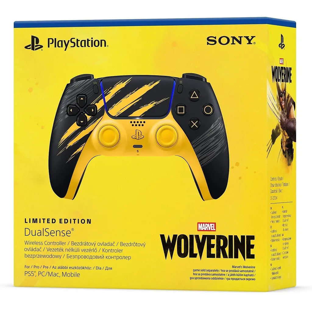 Геймпад Sony DualSense for PS5 (Marvel's Wolverine Yellow Limited Edition) (1000056821) - фото 6