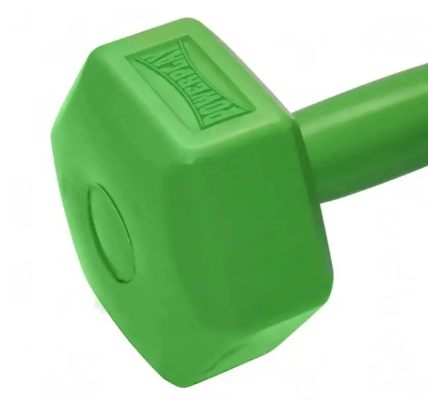 Гантель композитна PowerPlay 4124 Hercules 2 кг Зелена 1 шт (PP_4124_2kg) - фото 3