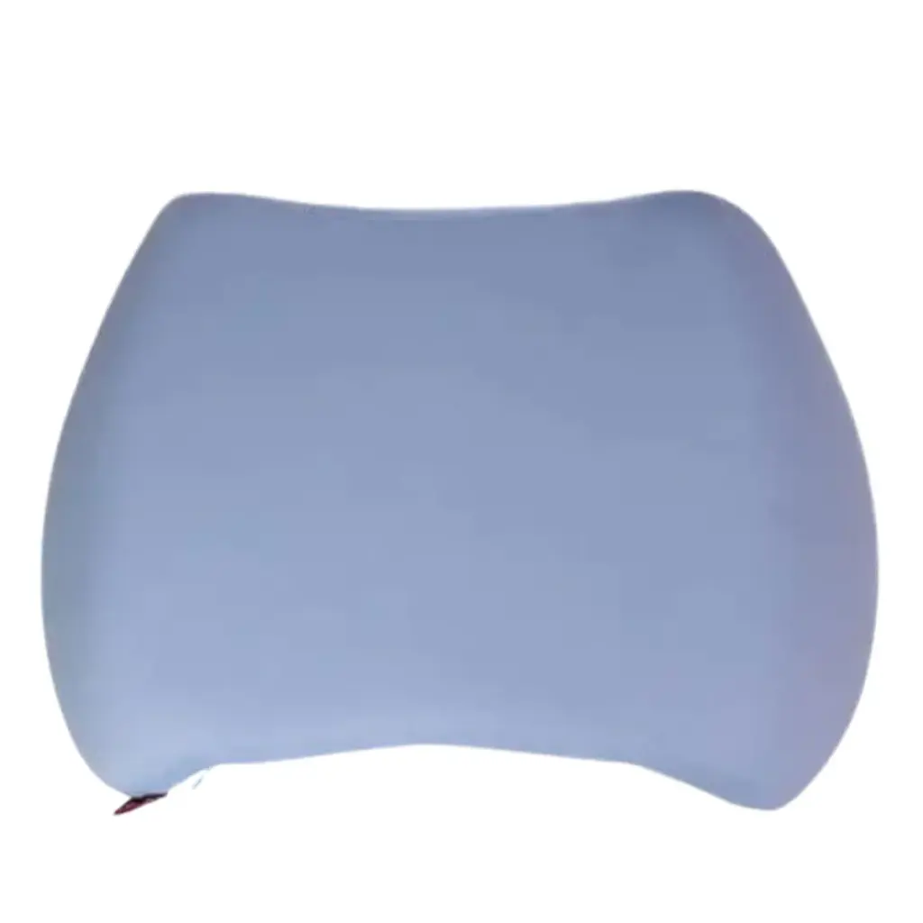 Подушка для попереку Yiwu Minimal Memory Foam 37х28х10 см матовий трикотаж блакитний