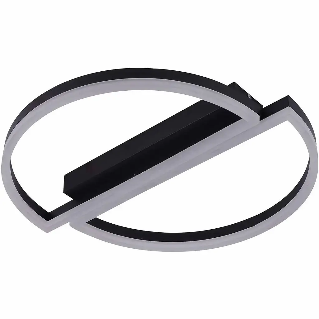 Світильник стельовий Miorro LED Amico з пультом ДУ та APP 58W 500х500х100мм чорний (51-313-012) - фото 4