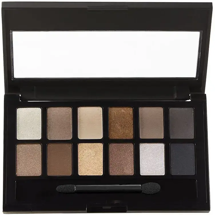 Палітра тіней для повік Maybelline New York The Nudes 12 шт. 9.6 г (B2913200) - фото 3