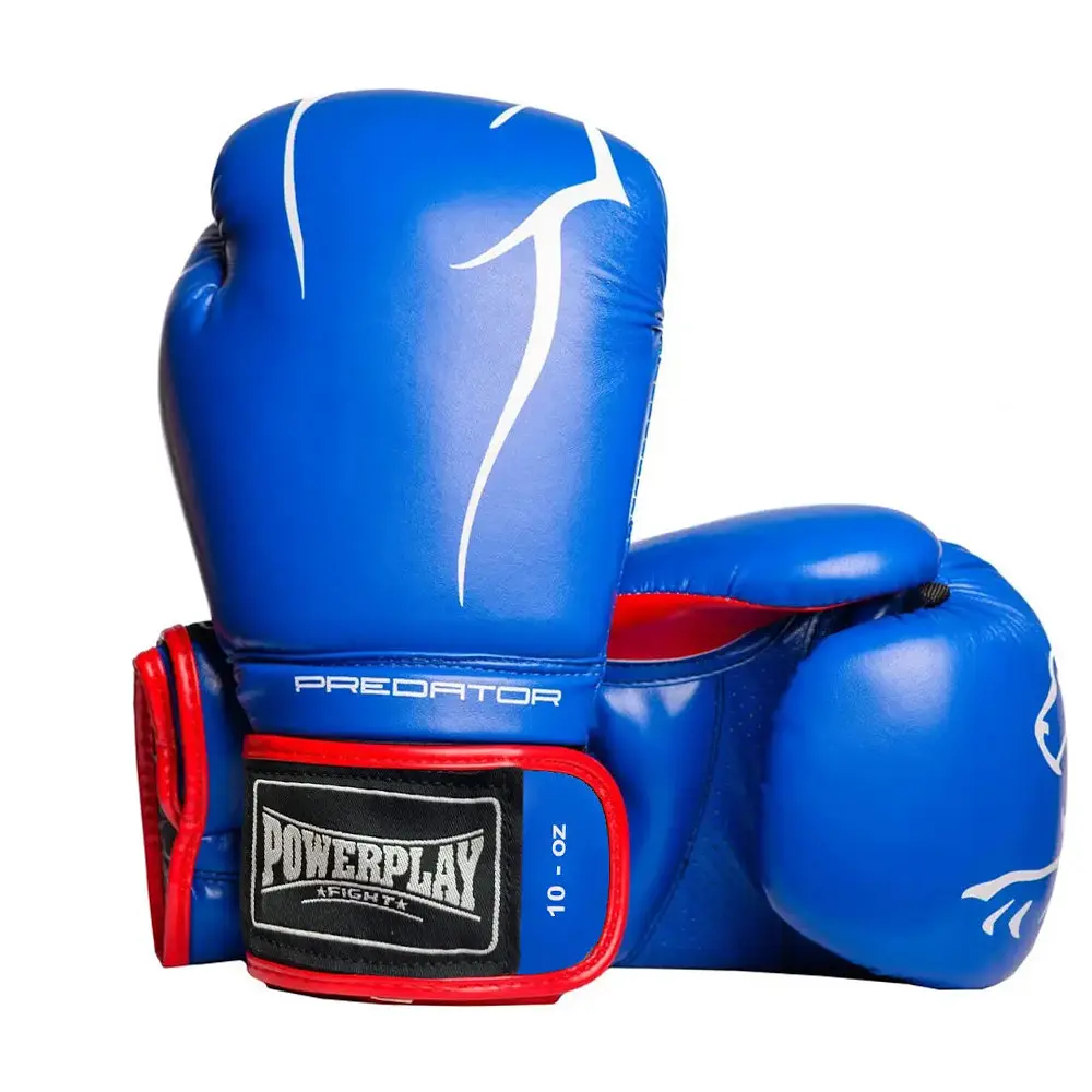 Рукавиці боксерські Power Play PP 3018, Blue - 14 унцій