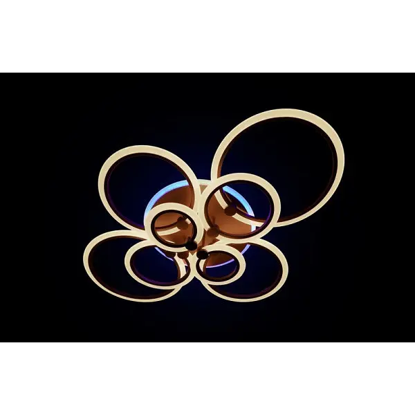 Люстра світлодіодна з пультом Linisoln 1888-8 CF LED 3 COLOR Dimmer - фото 4