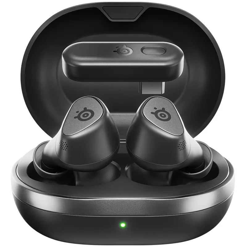 Мобільна ігрова гарнітура SteelSeries Arctis GameBuds for Xbox TWS, Bluetooth, Black - фото 3