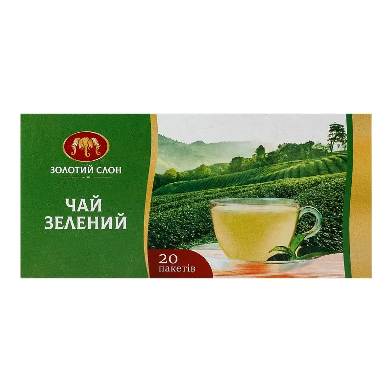 Чай зеленый Золотой Слон (20 шт. х 1.3 г) - фото 2