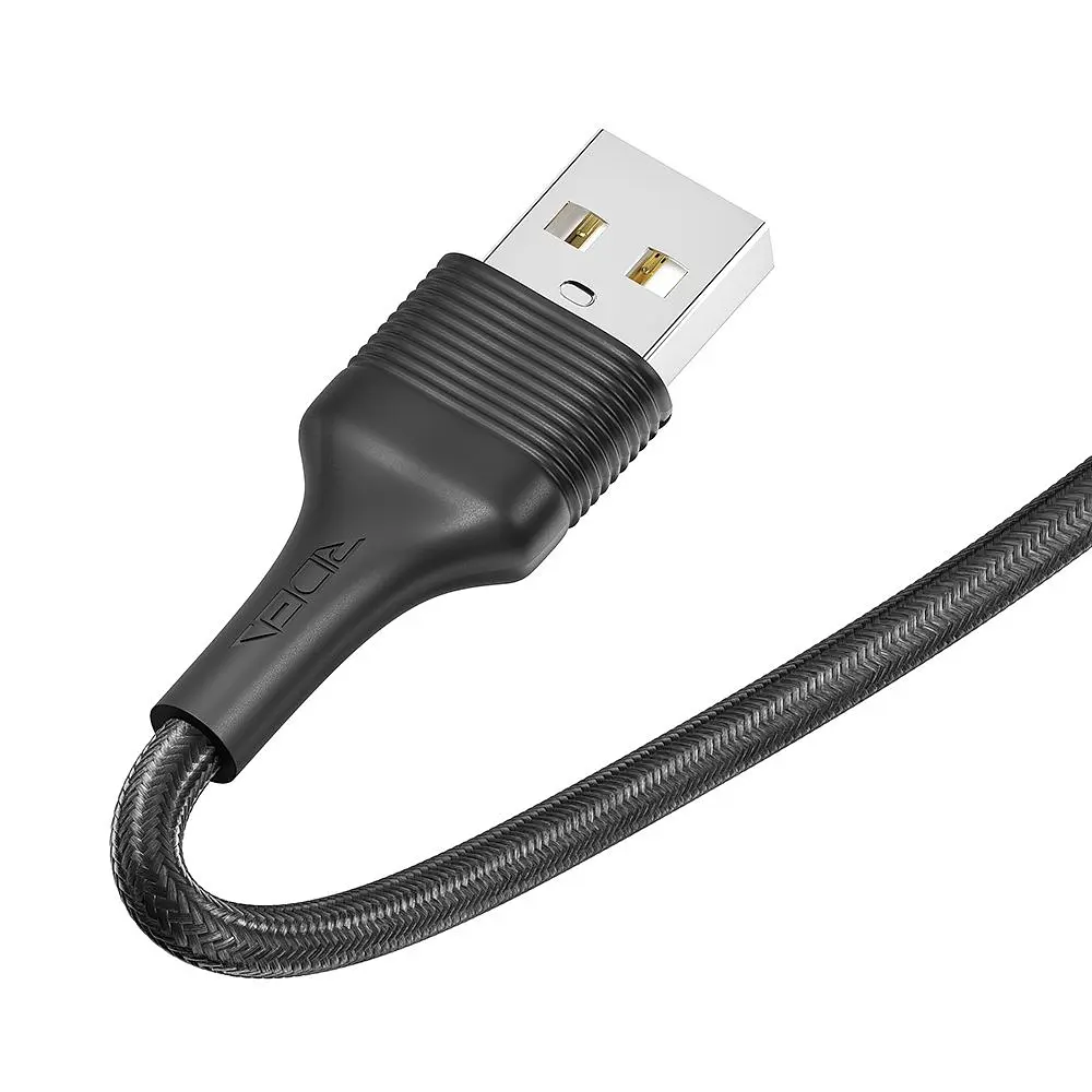 Кабель для зарядки и обмена данными USB Ridea RC-ST74 StablePro 12W 5V/2.4A USB-Lightning 1 м Черный - фото 4
