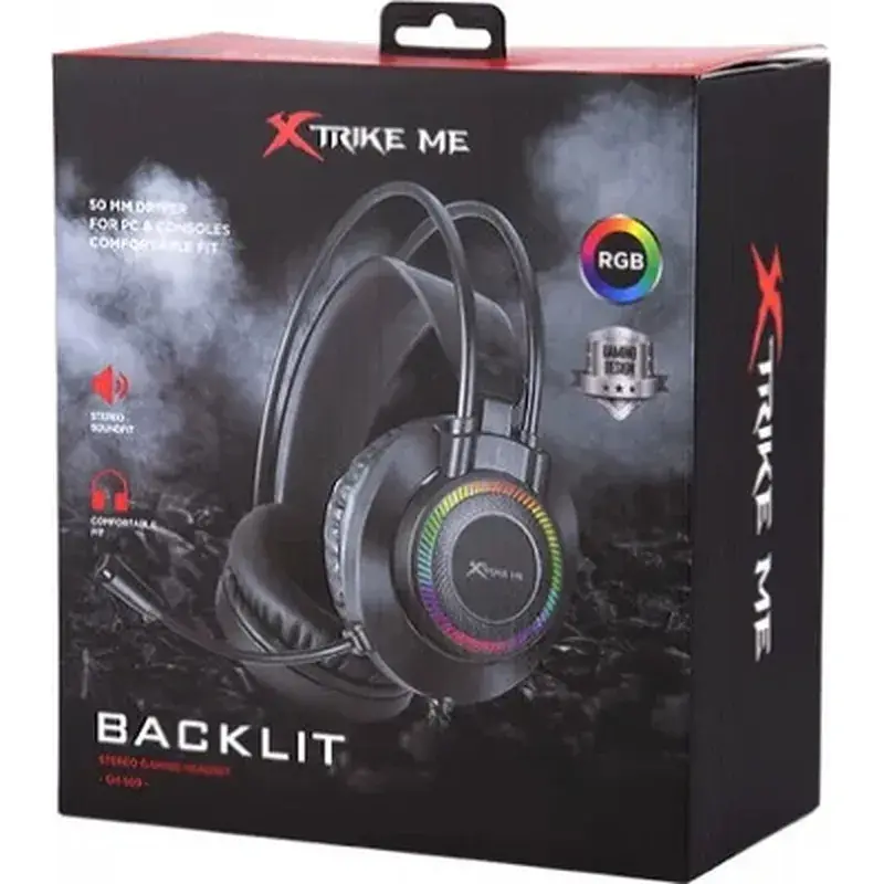Навушники Xtrike ME GH-509 RGB Black (GH-509) - фото 5