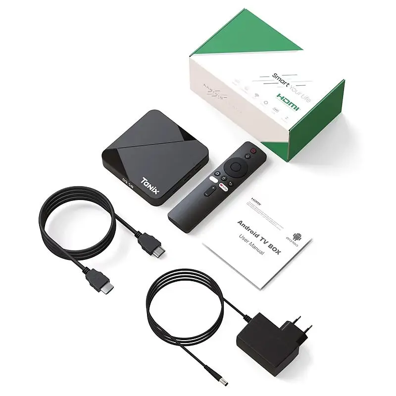 Смарт ТВ приставка Tanix TX5 4/32 Гб Smart TV Box Google TV 14 - фото 2