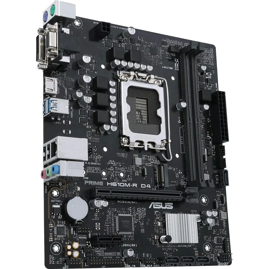 Материнська плата Asus Prime H610M-R D4-SI [147100] - фото 3