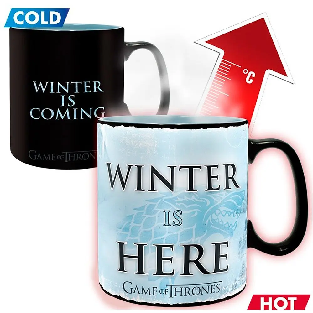 Чашка хамелеон AbyStyle Game of Thrones Winter Is Here 460 мл - фото 2