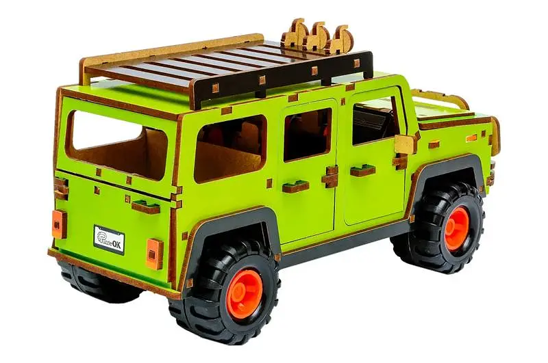 Конструктор Puz-00951 "Wood Rover", дерев'яний PuzzleOK - фото 9