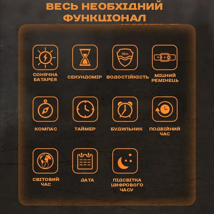 Годинник North Edge Solar Compass - фото 8