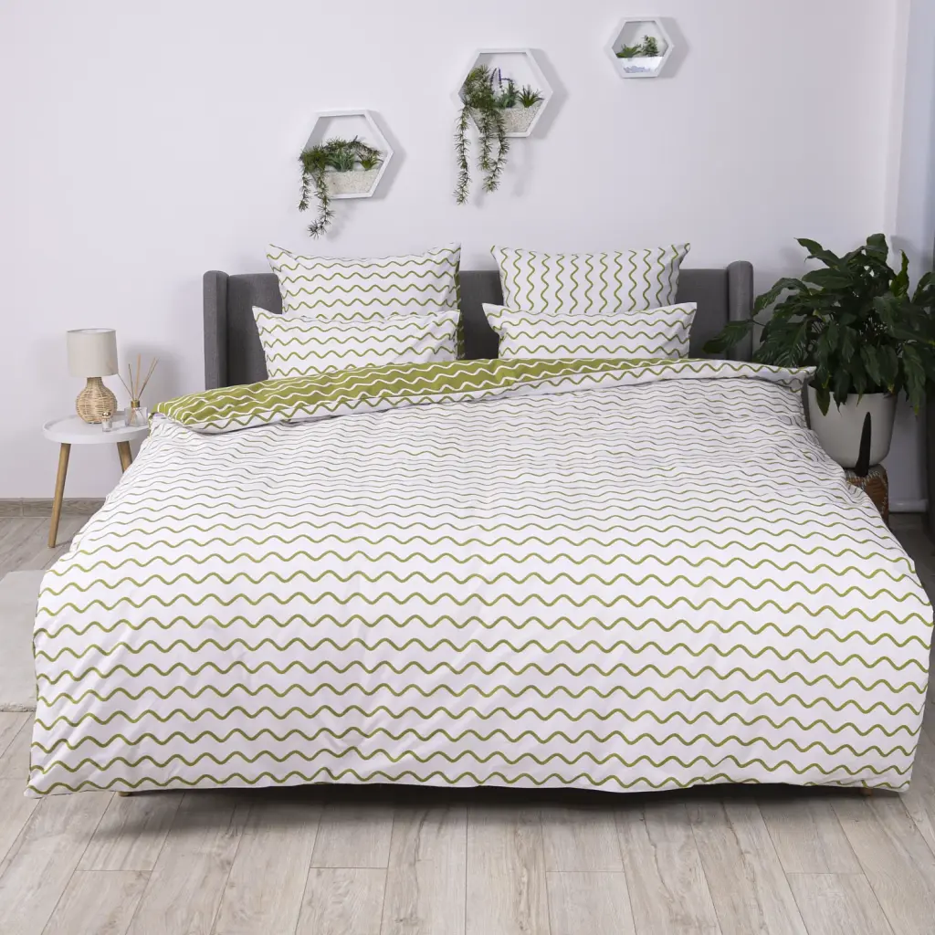 Комплект постільної білизни ТЕП Happy Sleep Olive Dream півтораспальний 50x70 білий - фото 2